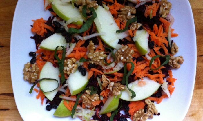 Colourful Raw Beetroot Salad