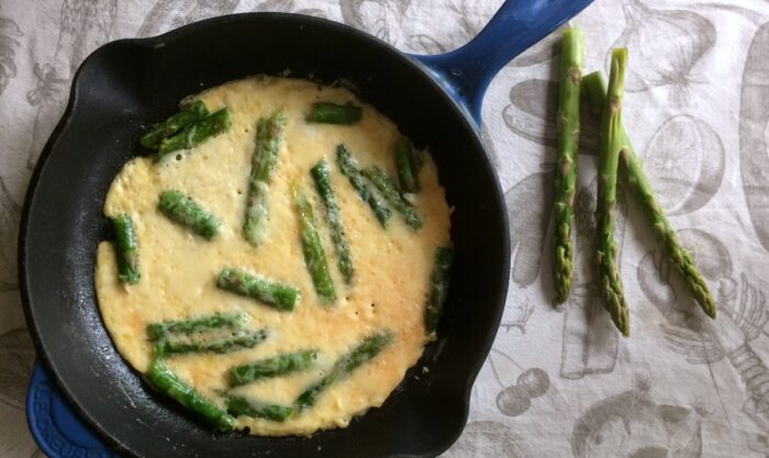 Asparagus Frittata for Two