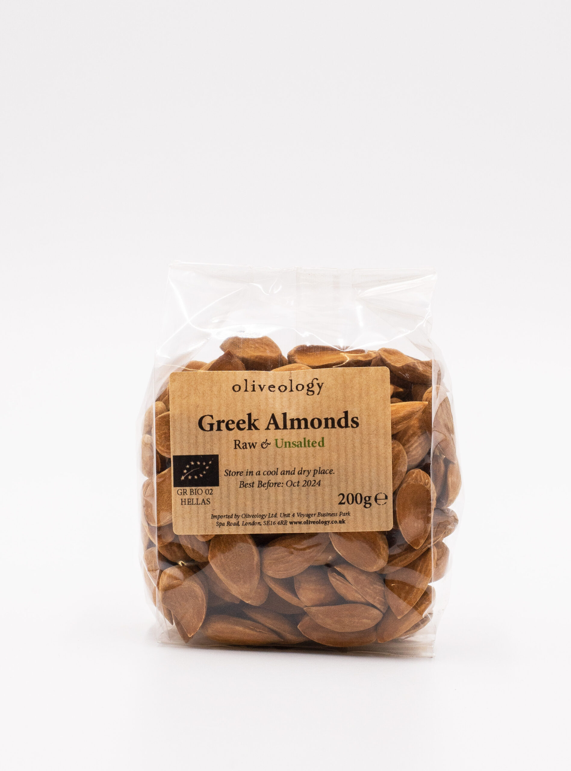 Greek Almonds - Raw & Unsalted