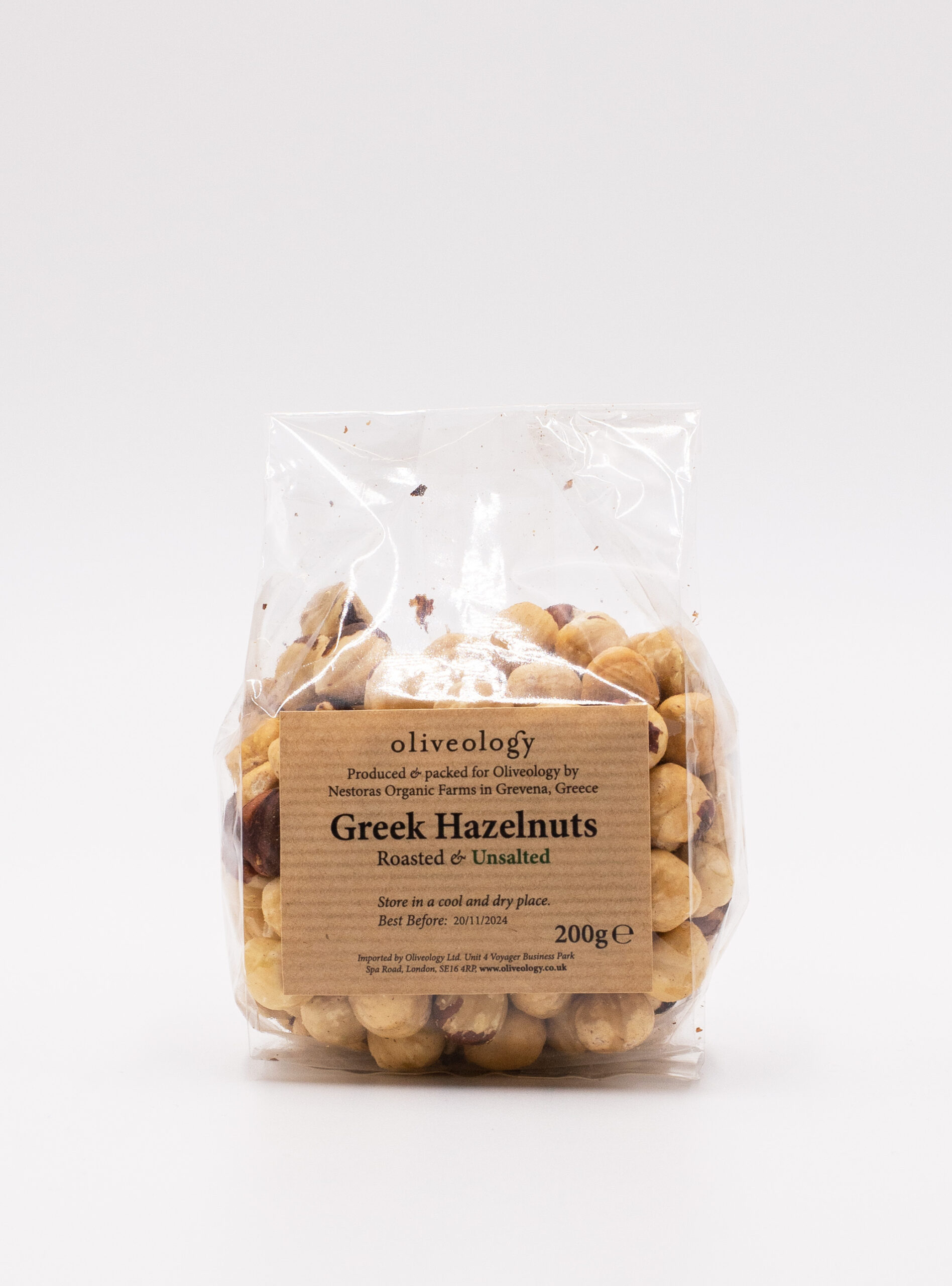 Greek Hazelnuts - Roasted & Unsalted