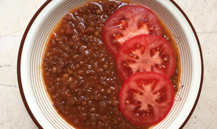 Tomato <i>&</i> Lentil Stew
