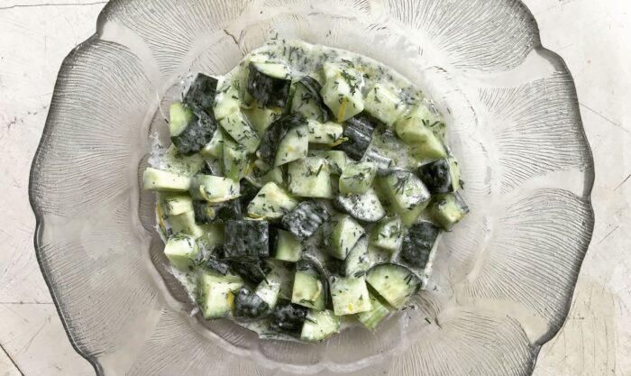 Cucumber Tzatziki Salad