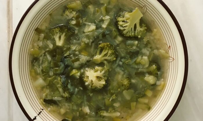 Broccoli, Courgette & Leek Soup