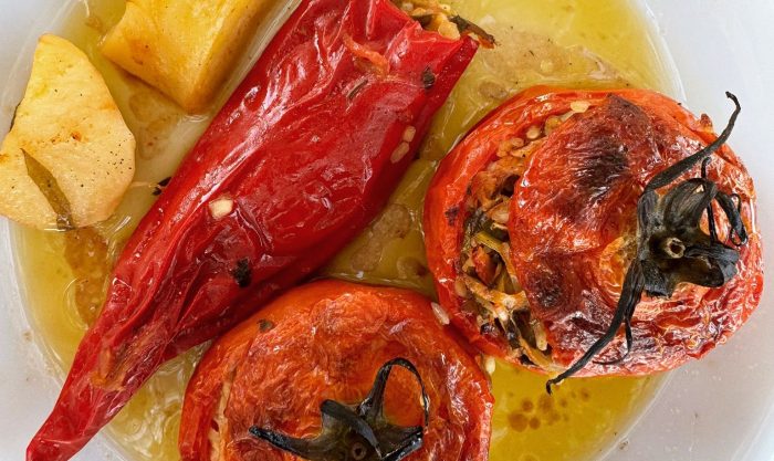 Katerina’s Stuffed Vegetables (Gemista)